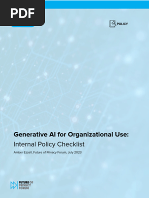 Generative AI Checklist