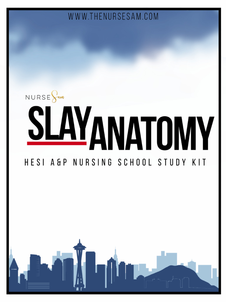 Slay Anatomy Study Kit | Download Free PDF | Anatomical Terms Of ...