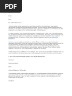 Employee Performance Expectation Letter | PDF | Business