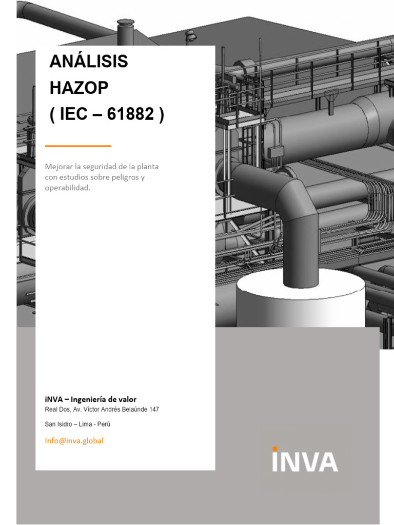 Análisis HAZOP para Seguridad Industrial | PDF | Diseño