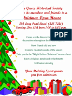 GHS 2011 Christmas Open House Flyer