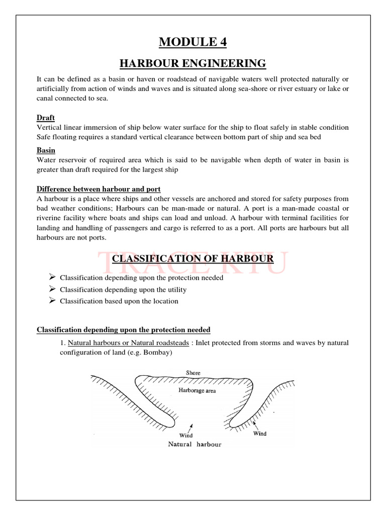 Harbour Engineering: Types and Design | PDF | Wharf | Port