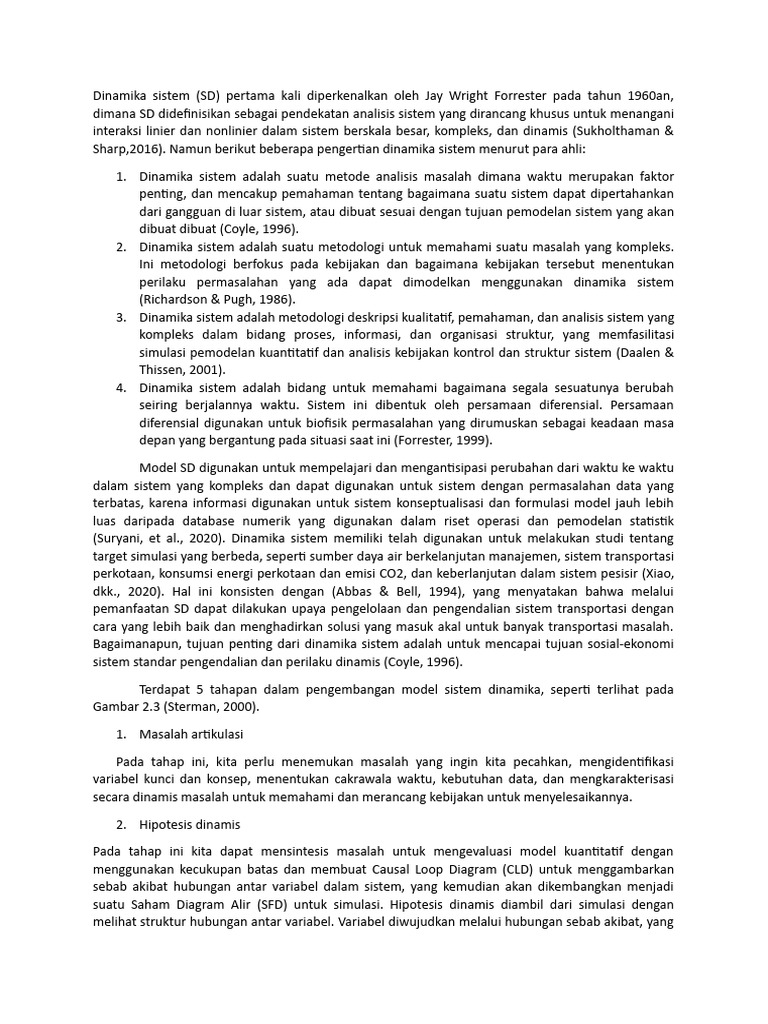Dinamika Sistem | PDF