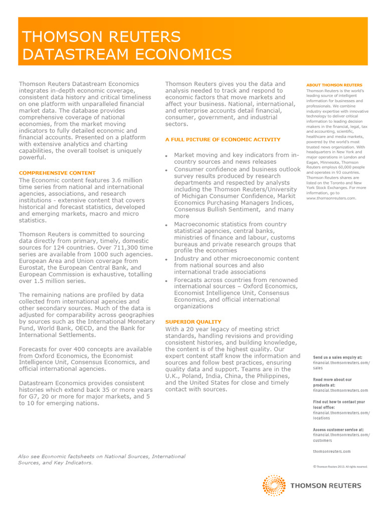 Comprehensive Economic Data Insights | PDF | Economics | Business