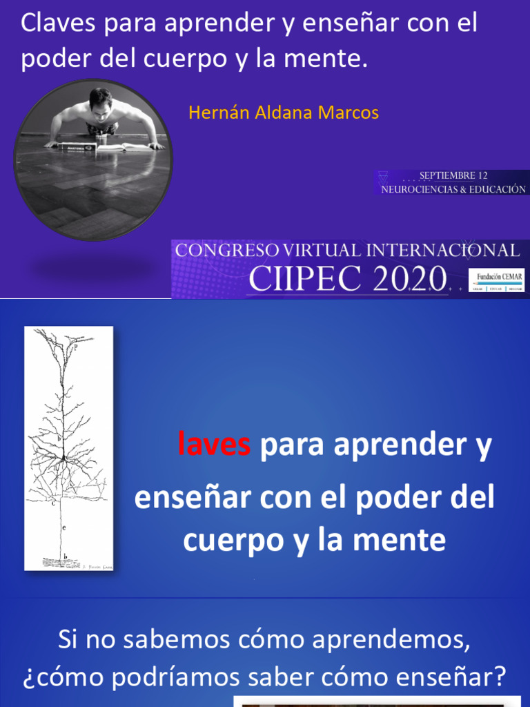 Hernán Aldana PDF Mente Aprendizaje