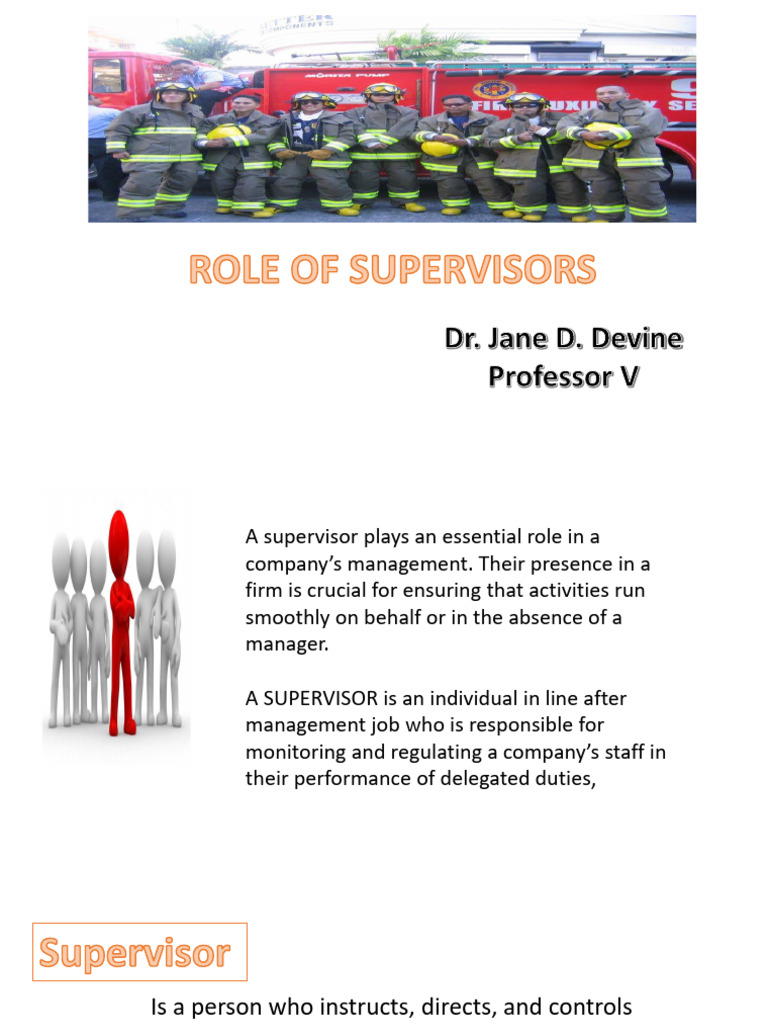 ROLES OF SUPERVISORS Updated | PDF | Mentorship | Employment