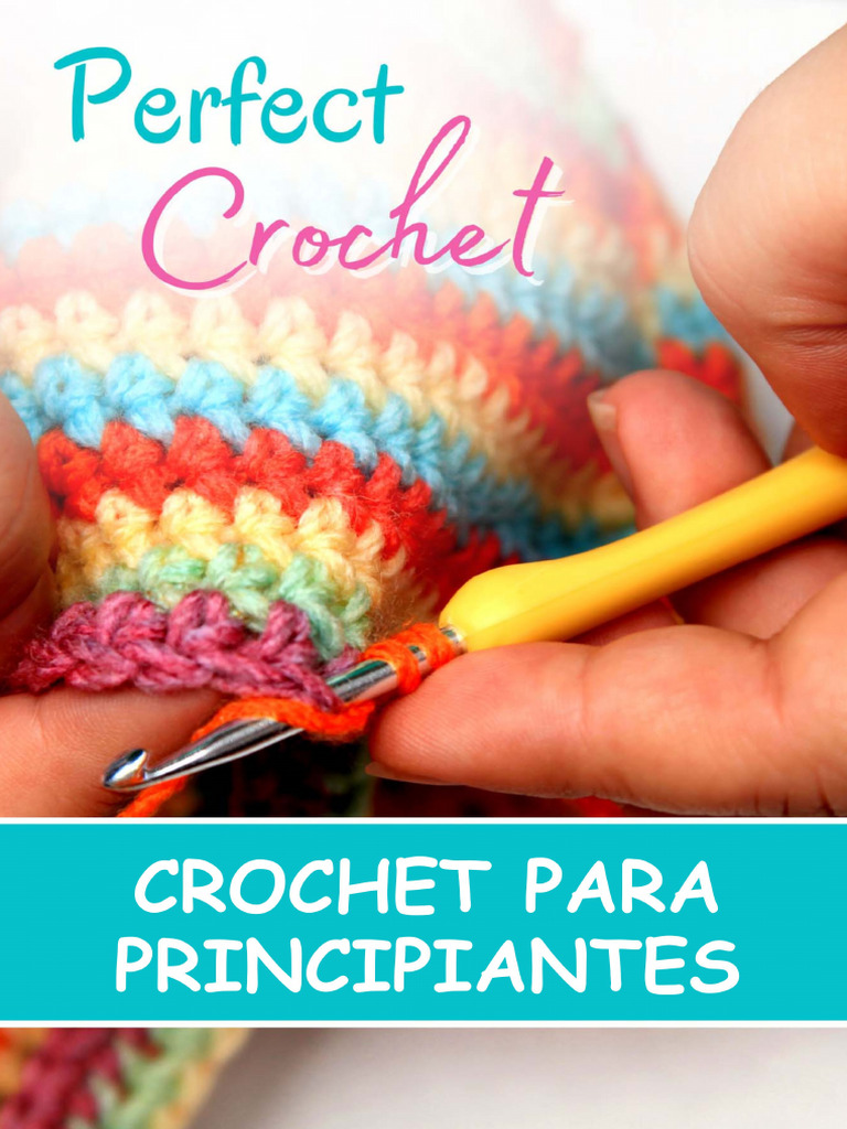 1 Crochet para Principiantes 6j49w6 | PDF | Tejer | Fibra sintética, image size:768x1024