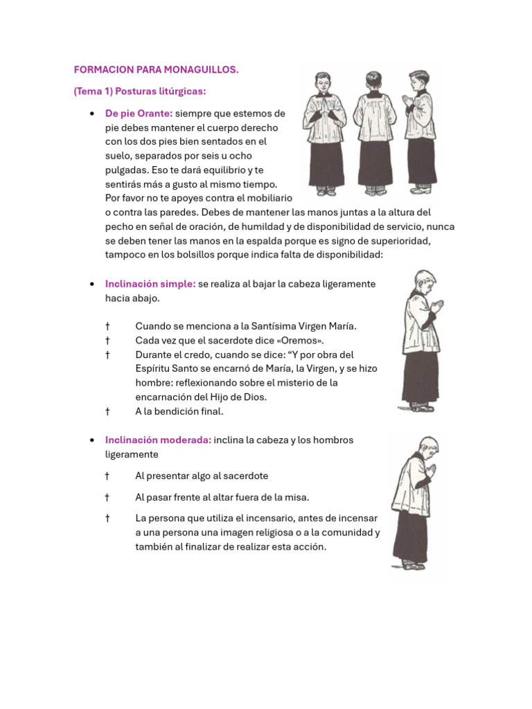 Formacion De Monaguillos Guia 1 Descargar Gratis Pdf Eucaristía