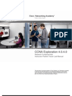CCNA Exploration 4.0.4.0 Instructor Packet Tracer Lab Manual