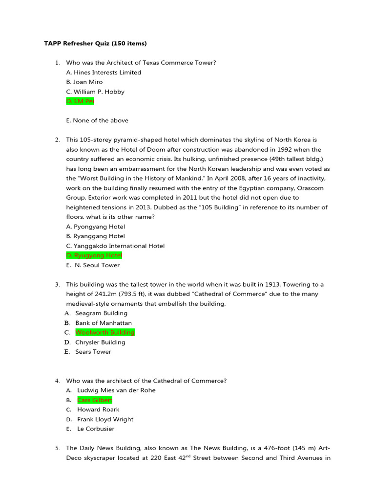 Refresher Tapp Preboard | PDF | Gothic Architecture | Color