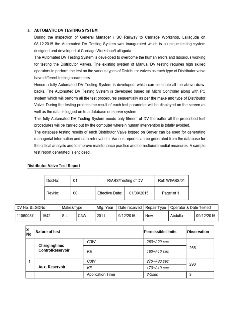 Automated DV Testing System Overview | PDF | Automation | Databases