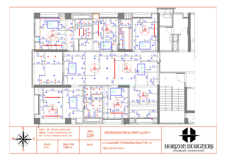 Ceiling Suspended Layout for 4.5 BHK | PDF