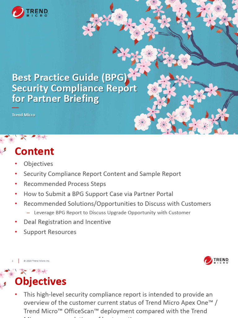 Best Practice Guide Security Compliance Report For Partner Briefing ...