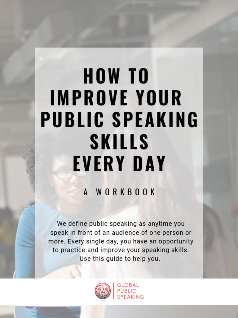 Daily Public Speaking Improvement Guide | PDF | Public Speaking | Cognition