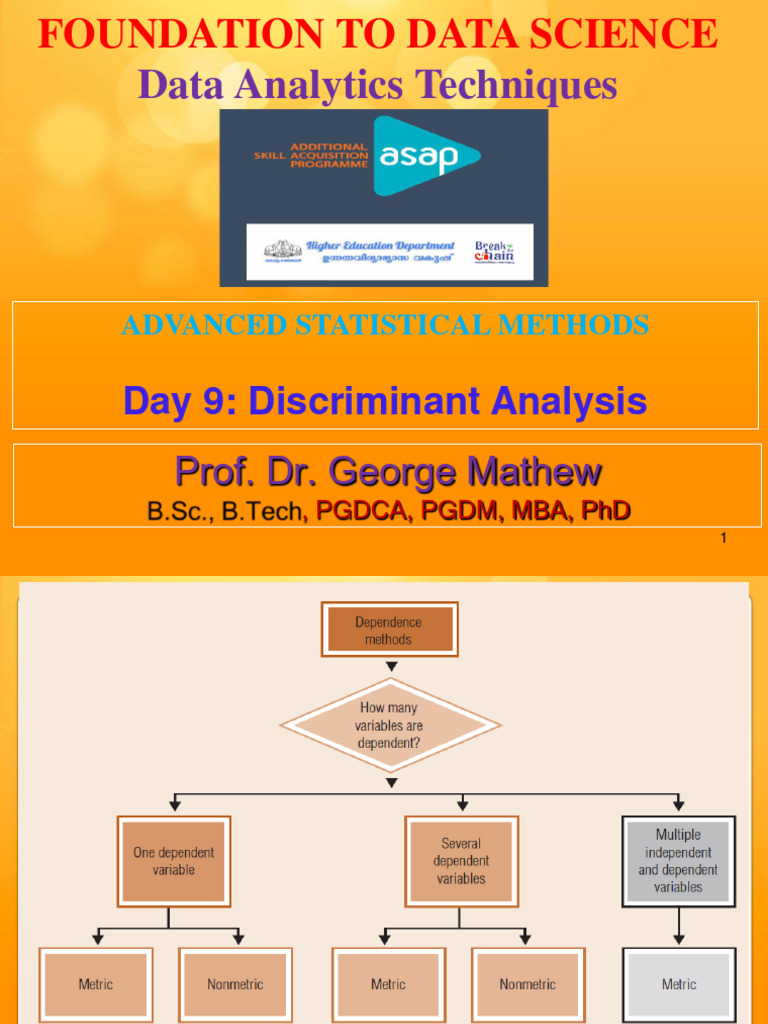 Discriminant Analysis in Data Science | PDF | Statistics | Dependent ...