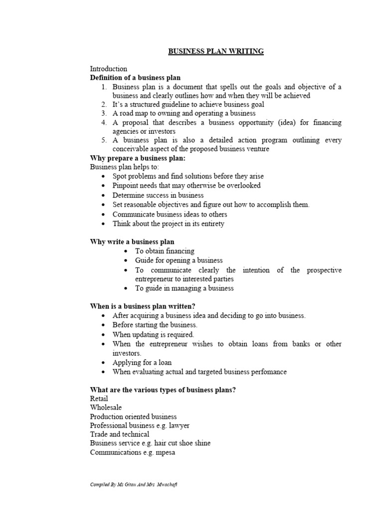Essential Guide to Business Plan Writing | PDF | Pricing | Business Plan