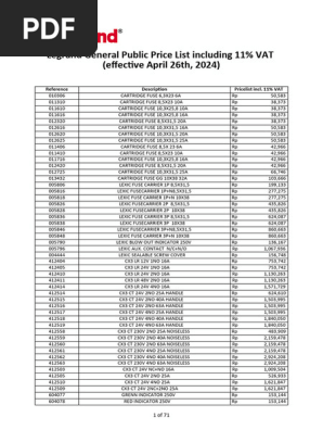 Legrand Price List 2024 | PDF | Electrical Connector | Electrical