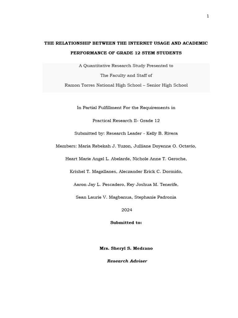 QUANTITATIVE RESEARCH PDF STEM visual data 7