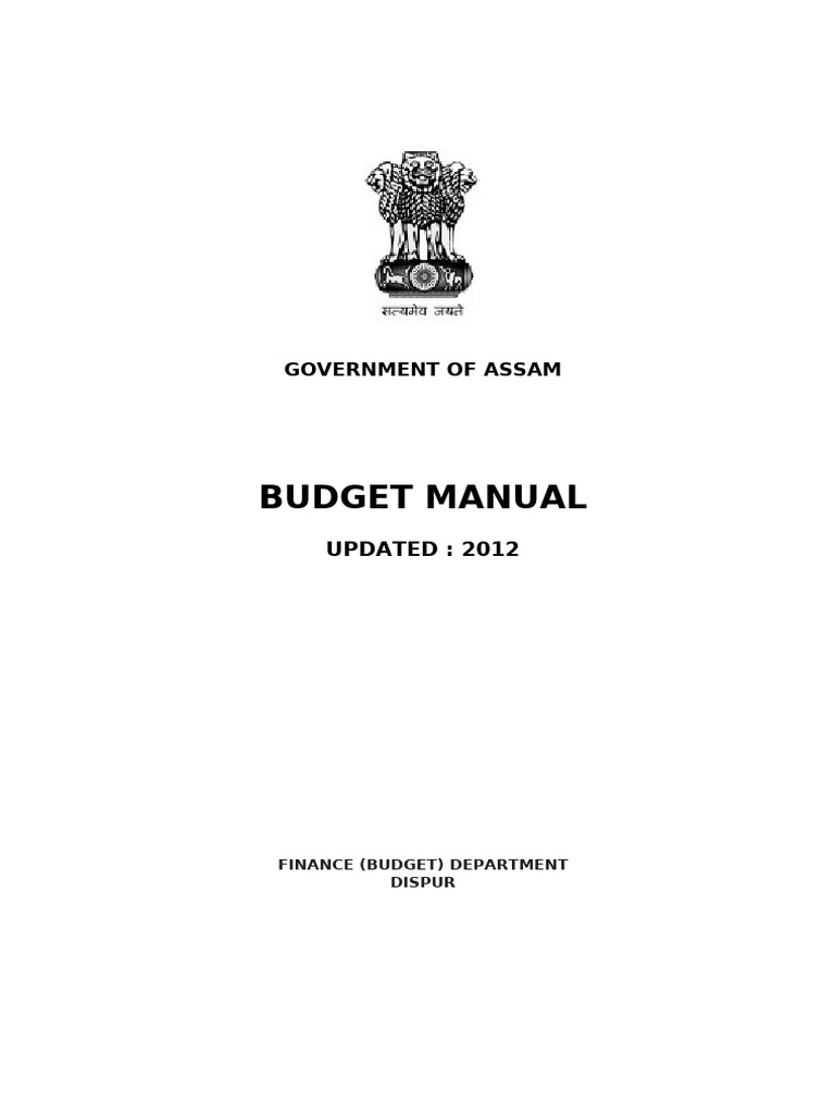 Budget Manual NEW | PDF | Government Budget | Budget