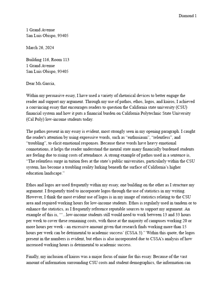 Diamond sofia argument 1 1 pdf tuition payments poverty