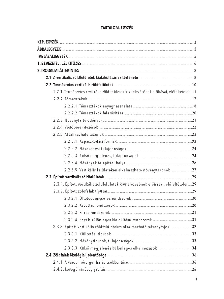 Vertikális Zöldfelületek Felhasználása Külső Térben | PDF