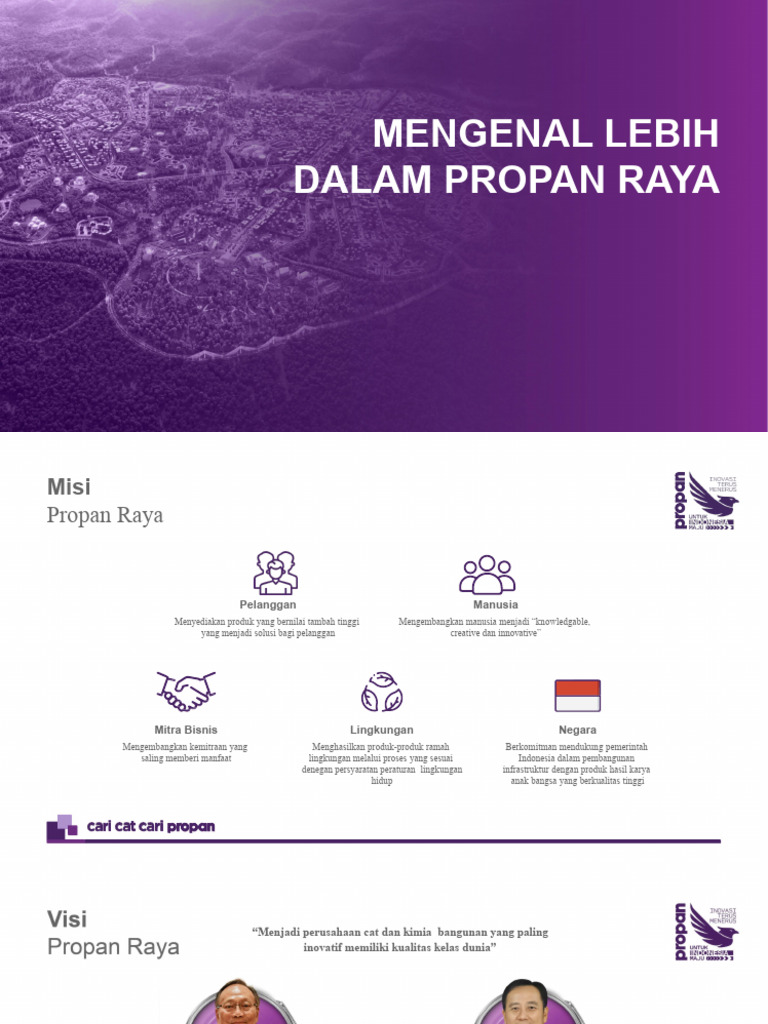 Profil Perusahaan Propan Raya | PDF