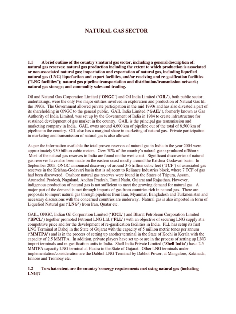 Natural Gas1 | PDF | Natural Gas | Arbitration
