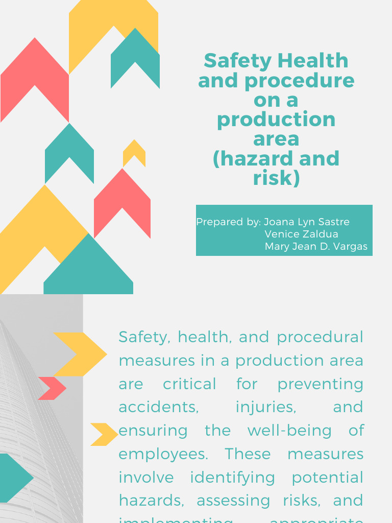 Production Area Safety Procedures Guide | PDF | Hazards | Personal ...