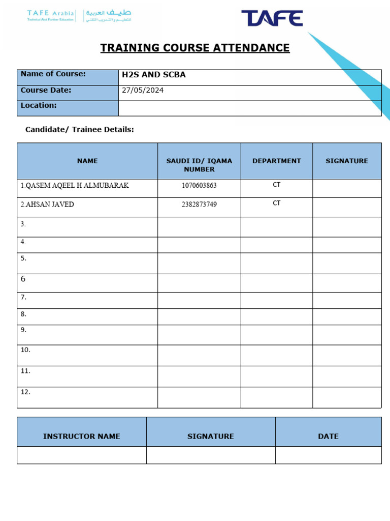 TAFE Delegate Register | PDF
