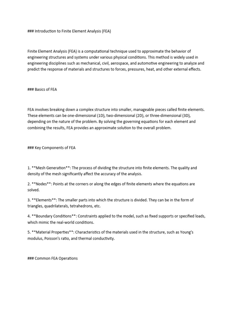 INTRODUCTION TO FINITE ELEMENT ANALYSIS AND DESIGN 2ND EDITION PDF visual data 3