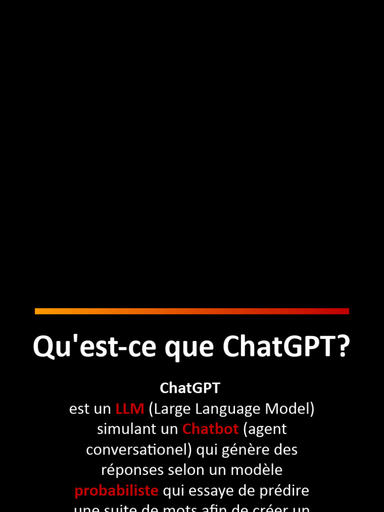 Définition et fonctionnement de ChatGPT | PDF | Apprentissage ...