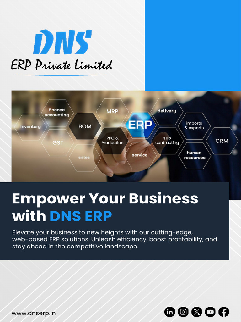 DNS ERP Brochure - Nov. 2023 | PDF | Enterprise Resource Planning ...