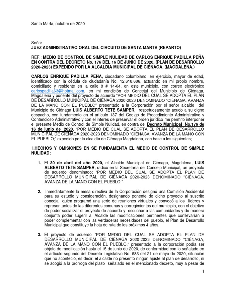 medio-de-control-nulidad-simple-contra-el-decreto-no-176-del-16-de