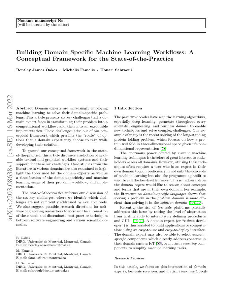 Oakes Et Al - 2022 - Building Domain-Specific Machine Learning ...