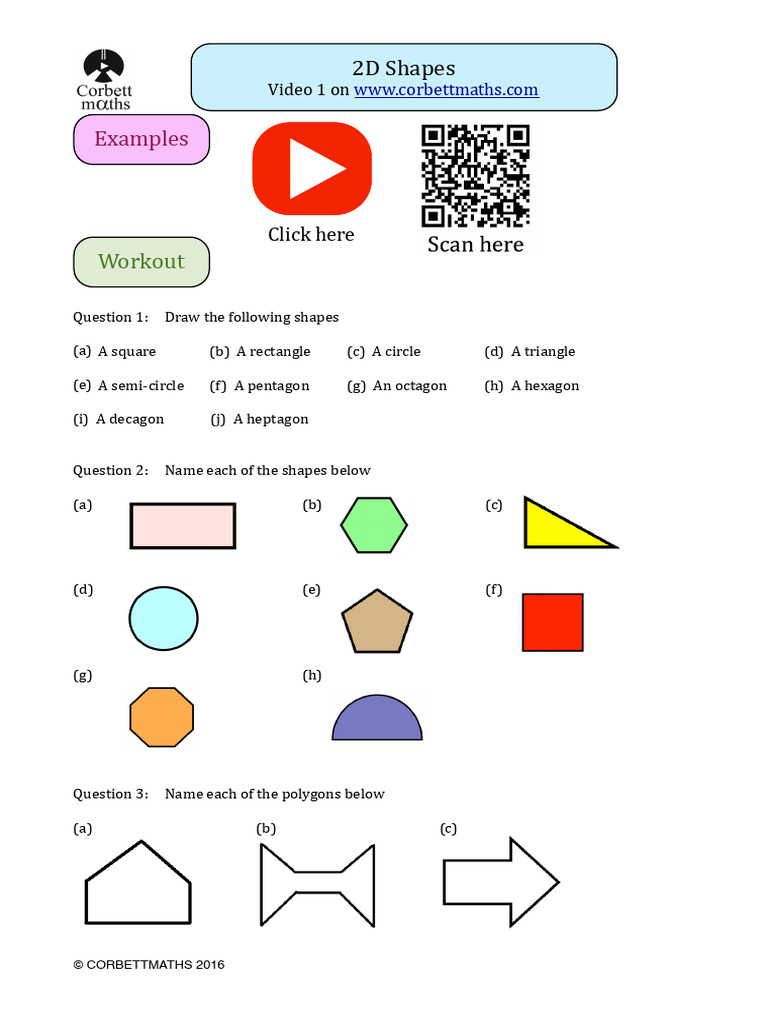 2d Shapes Pdf1 | PDF