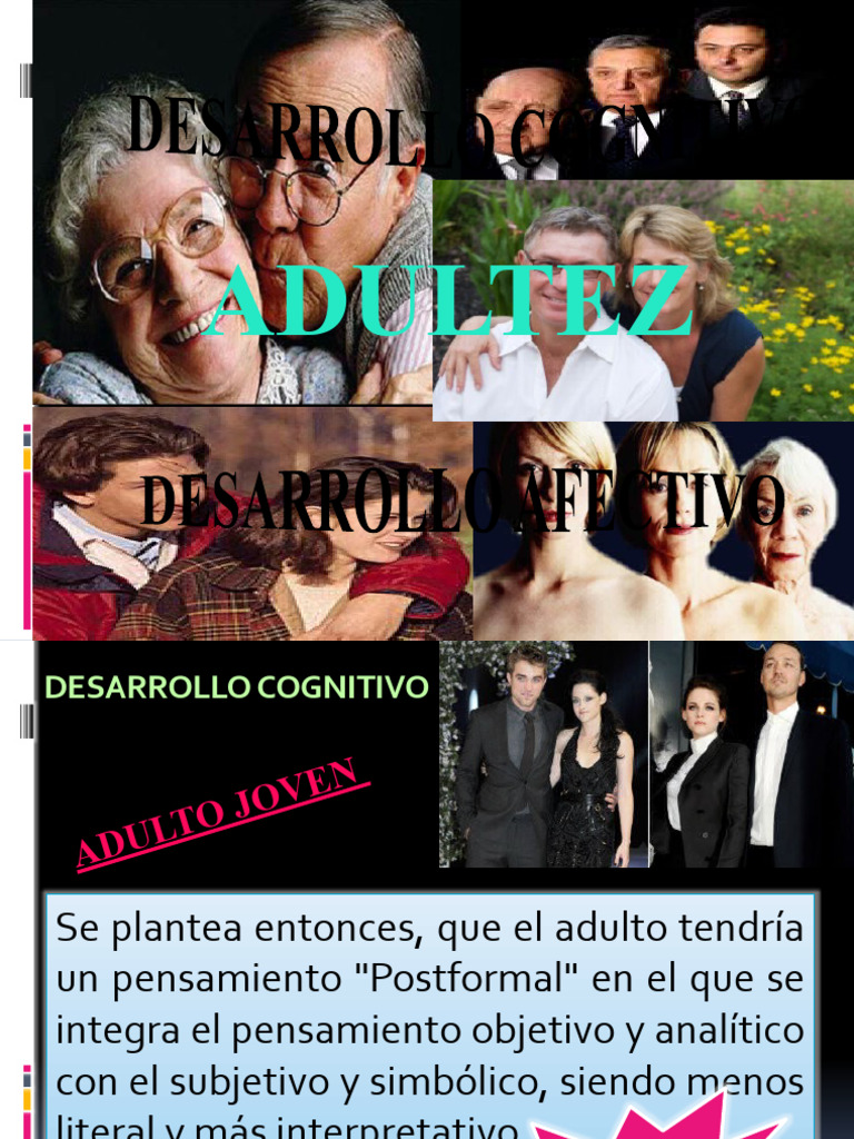 Exposicion de Desarrollo Cognitivo y Afectivo | PDF | Adultos ...