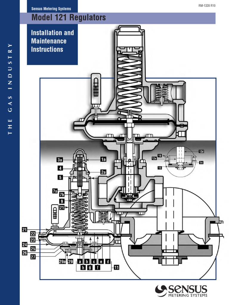 Model 121 Regulator Installation Guide | PDF | Valve | Pipe (Fluid ...