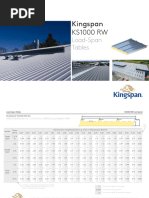 Kingspan ks1000rw Trapezoidal Roof Panel Data Sheet en Au | PDF | Roof ...