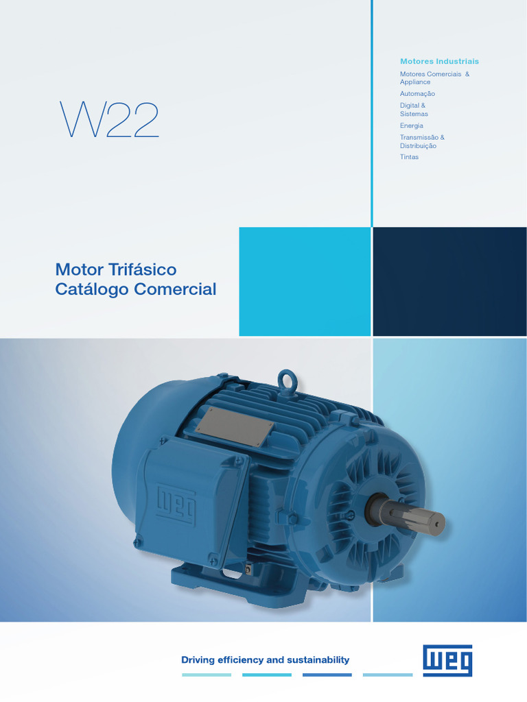 WEG w22 Motor Trifasico 50025536 Brochure Portuguese Web | Download