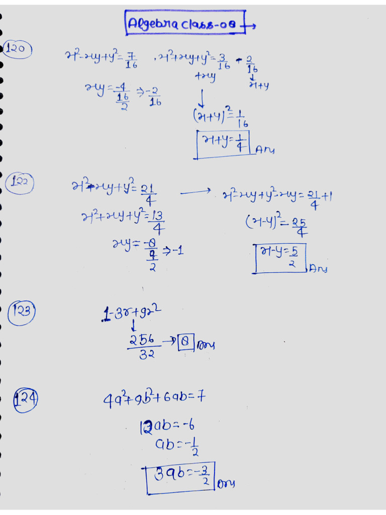Mathematical Problem Solutions Guide | PDF