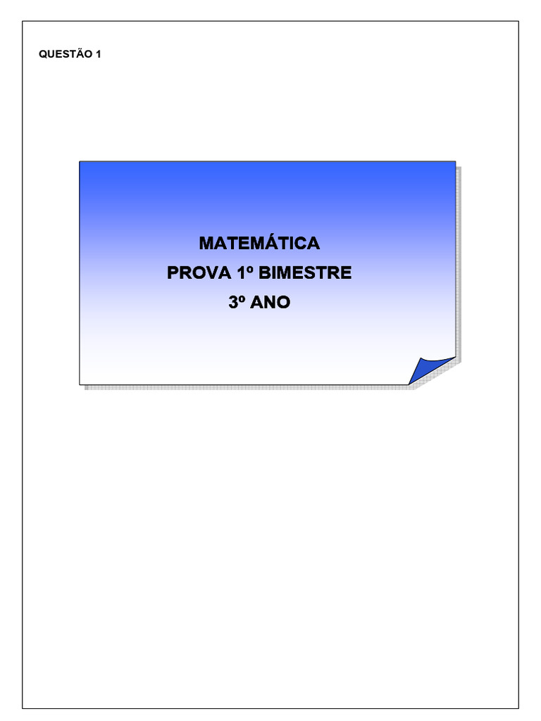 Avaliacao matematica 3 ano 2 2 1 download gr tis pdf matem tica