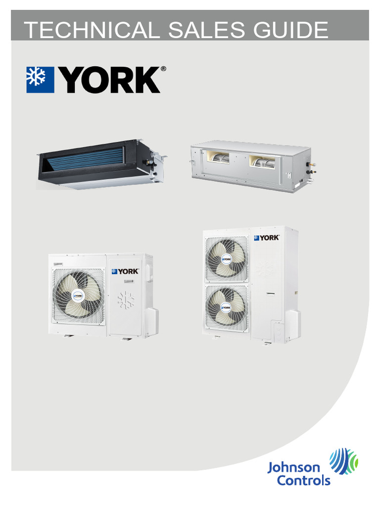 YORK Technical Sales Guide Overview | PDF | Air Conditioning | Inductor