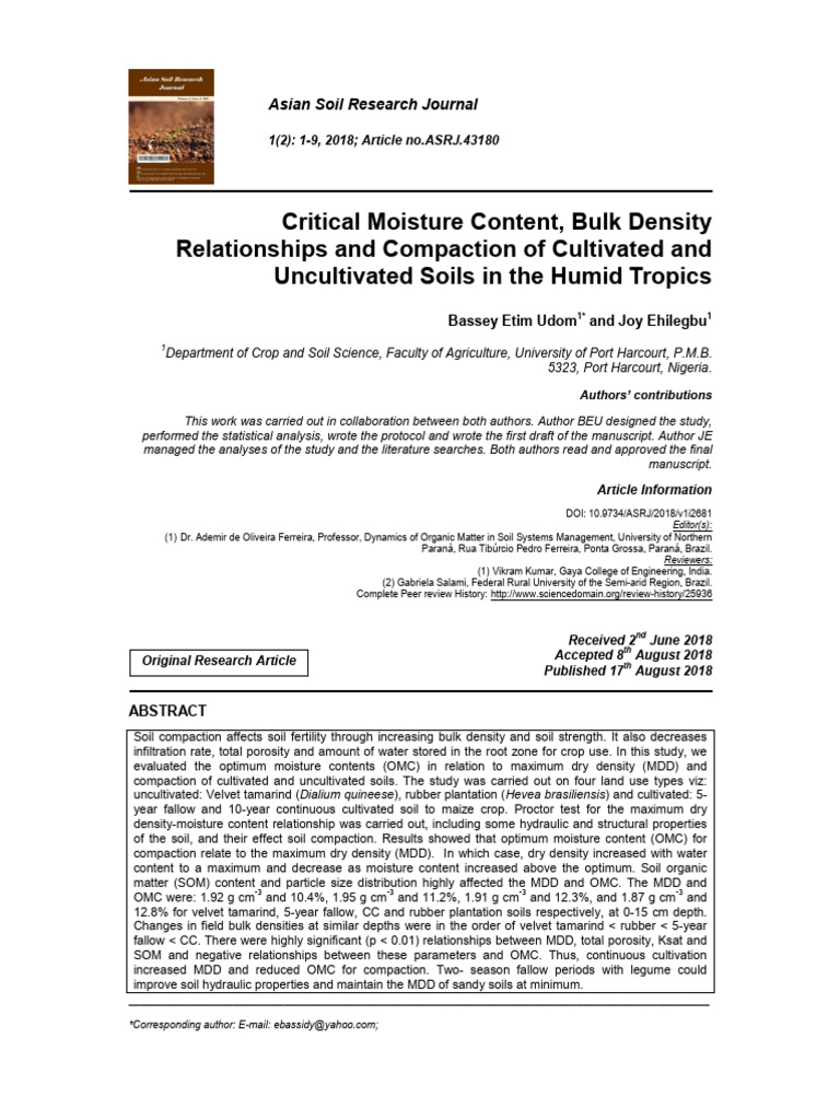 Difference Between Critical Moisture Content And Equilibrium Moisture Content