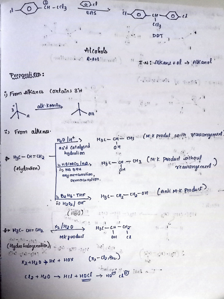 Alcohol and Ether | PDF