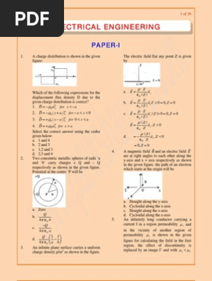IES - Objective Paper I & II Electrical - 1997 - 2008 | PDF