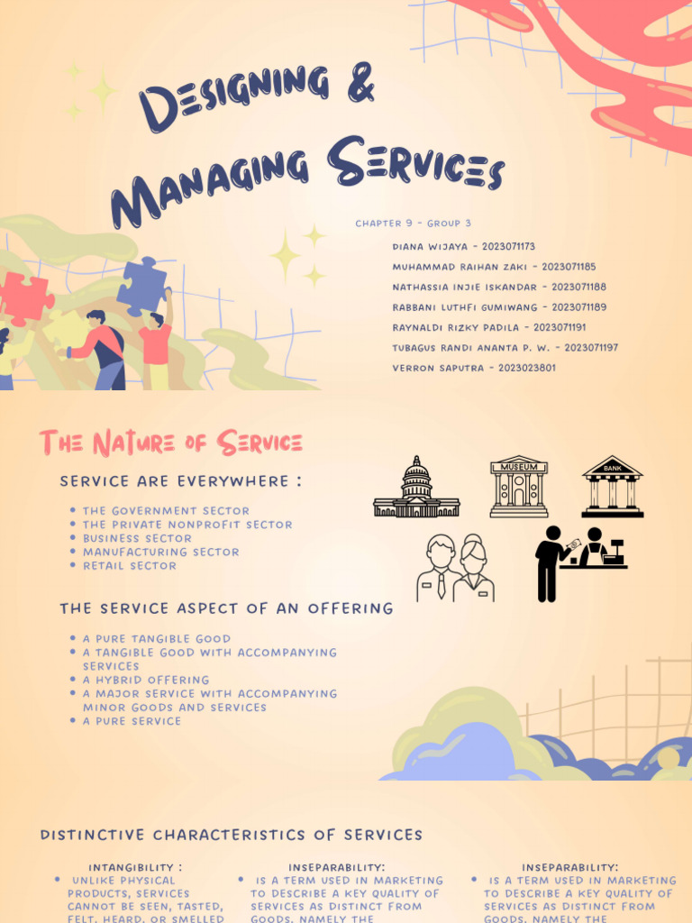 CH. 9 Designing and Managing Services - Group 3 | PDF