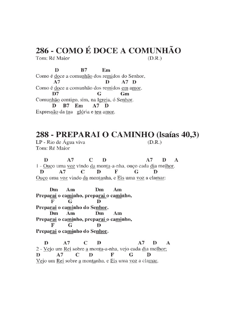 Preparai o caminho | PDF