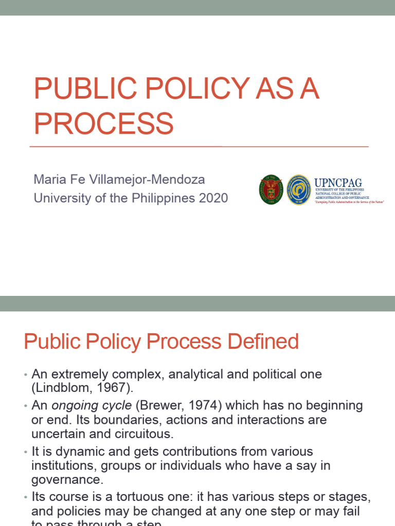 Understanding Public Policy Processes | PDF | Policy | Policy Analysis