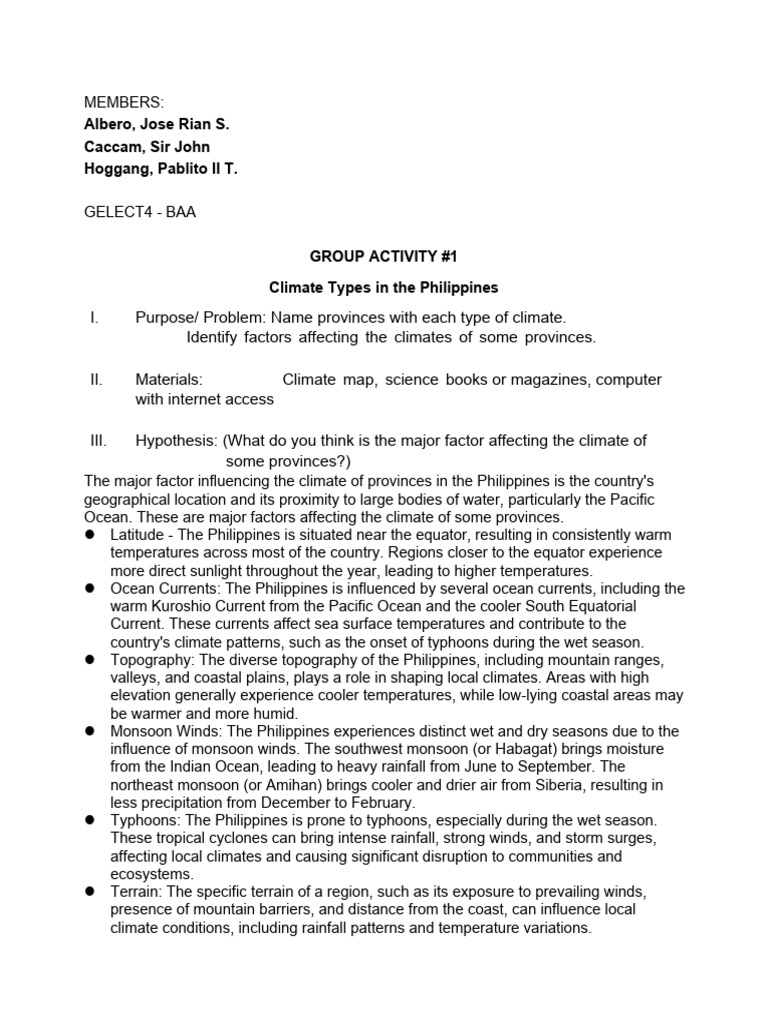 Climate Docx920 Pdf Rain Monsoon