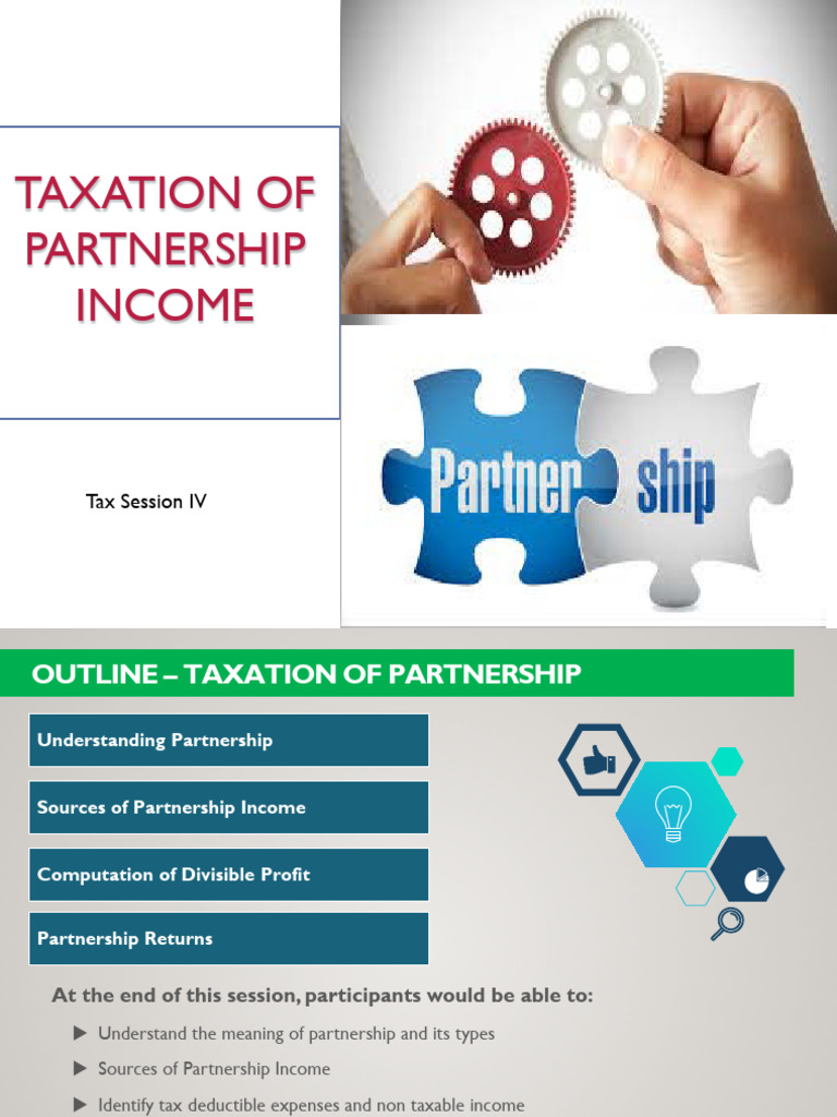 Partnership Income Taxation Guide | PDF | Partnership | Income
